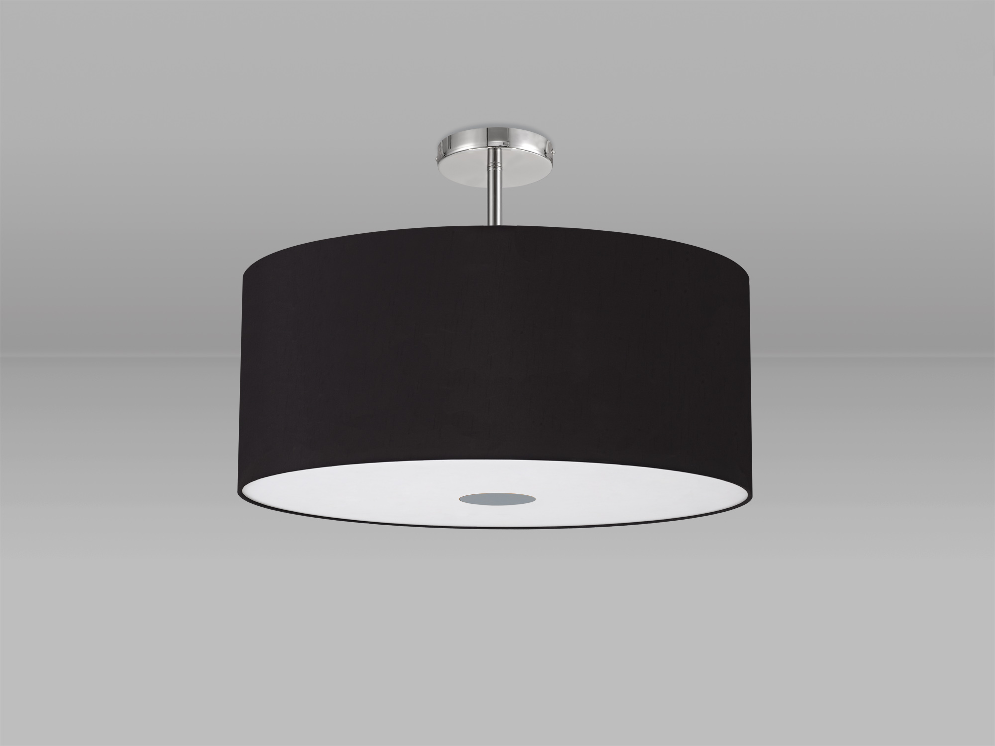Baymont CH BL/GR Ceiling Lights Deco Semi Flush Fittings